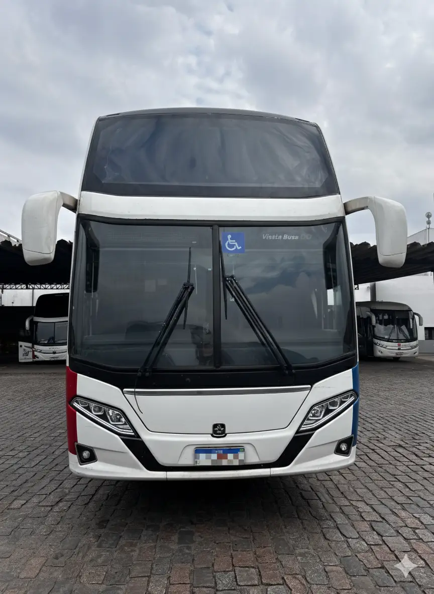 Busscar Vissta Buss, Scania K440IB 8x2 Rodoviário Low Driver e Double Decker, 2021