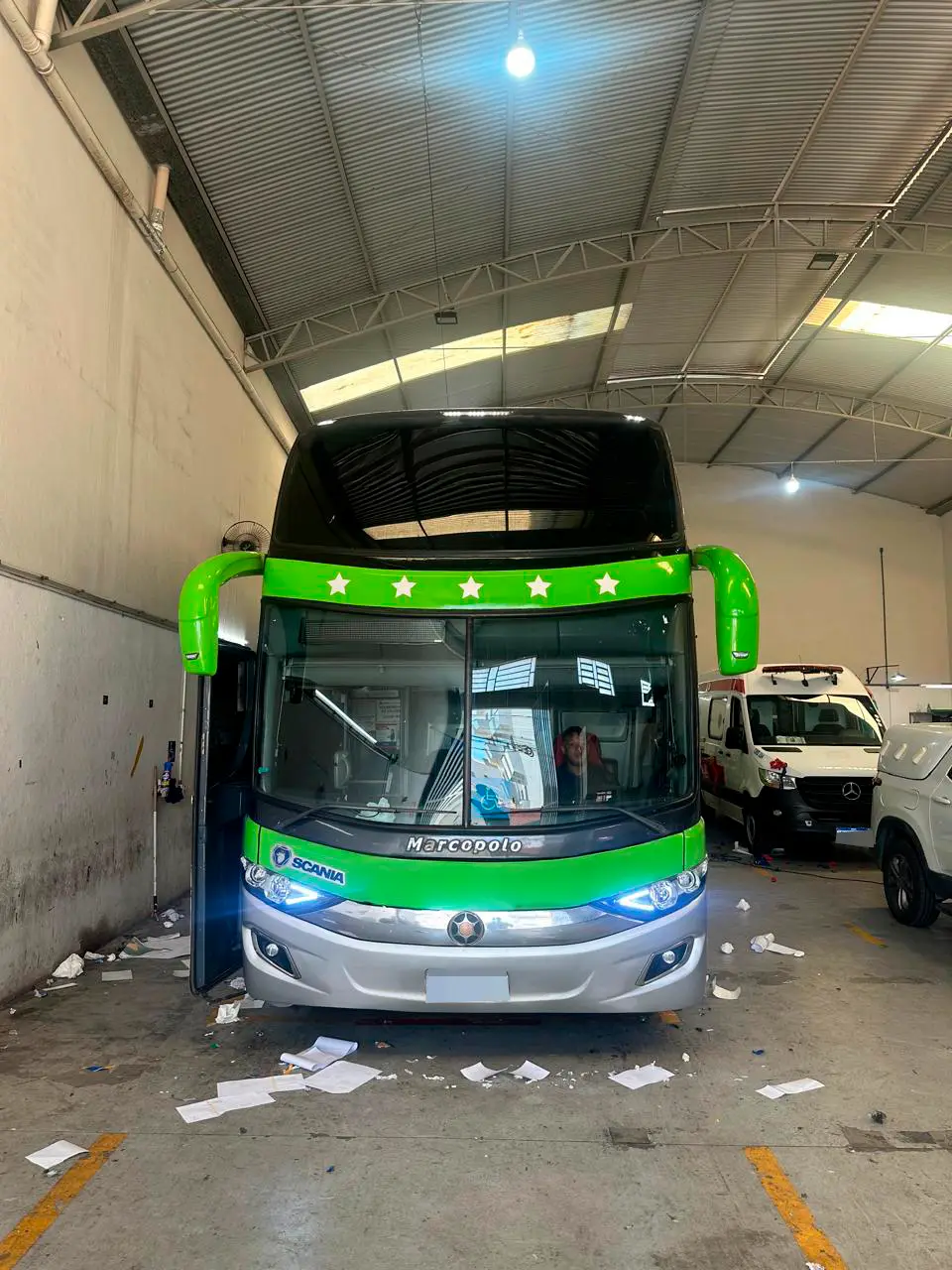 Marcopolo Paradiso LD 1600 G7, Scania K400IB 6x2 Rodoviário Low Driver e Double Decker, 2014 — foto 2